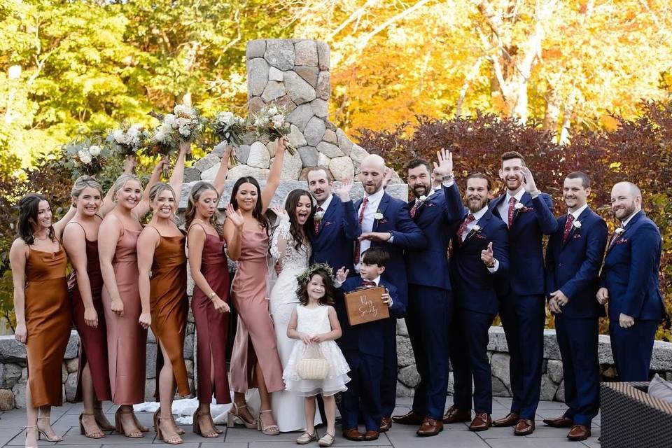 Wedding party hair & makeup