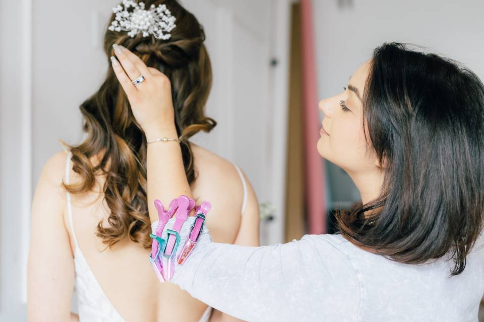 Wedding hair