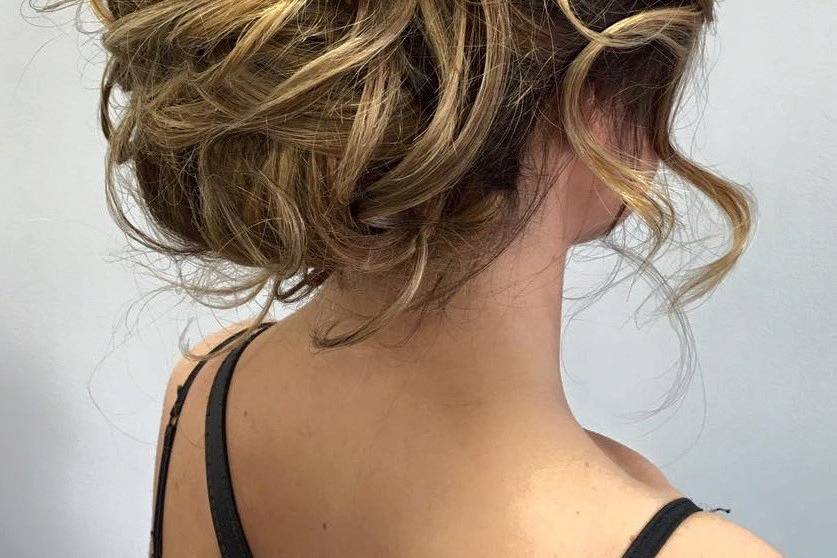 Messy updo