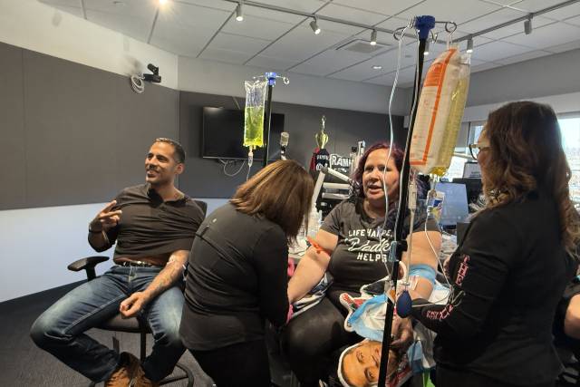 96.9 Getting Their IV on