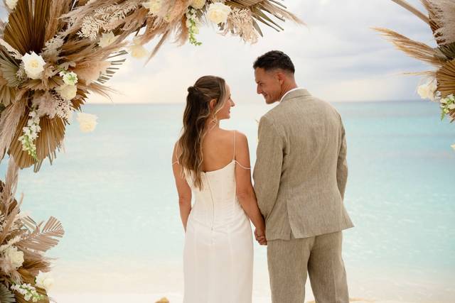Couple by water