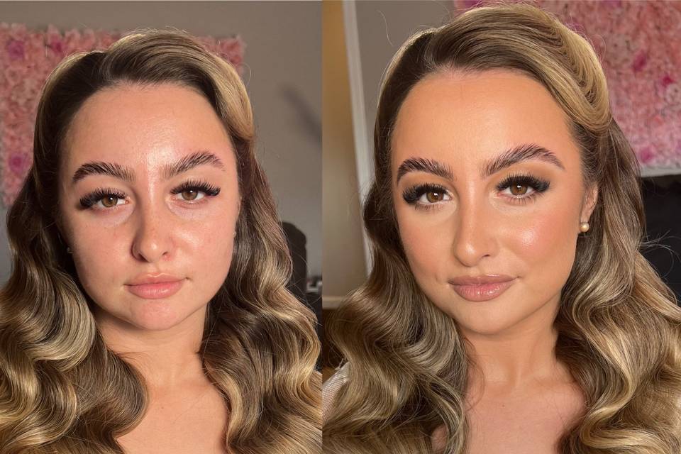 Bridal before and after