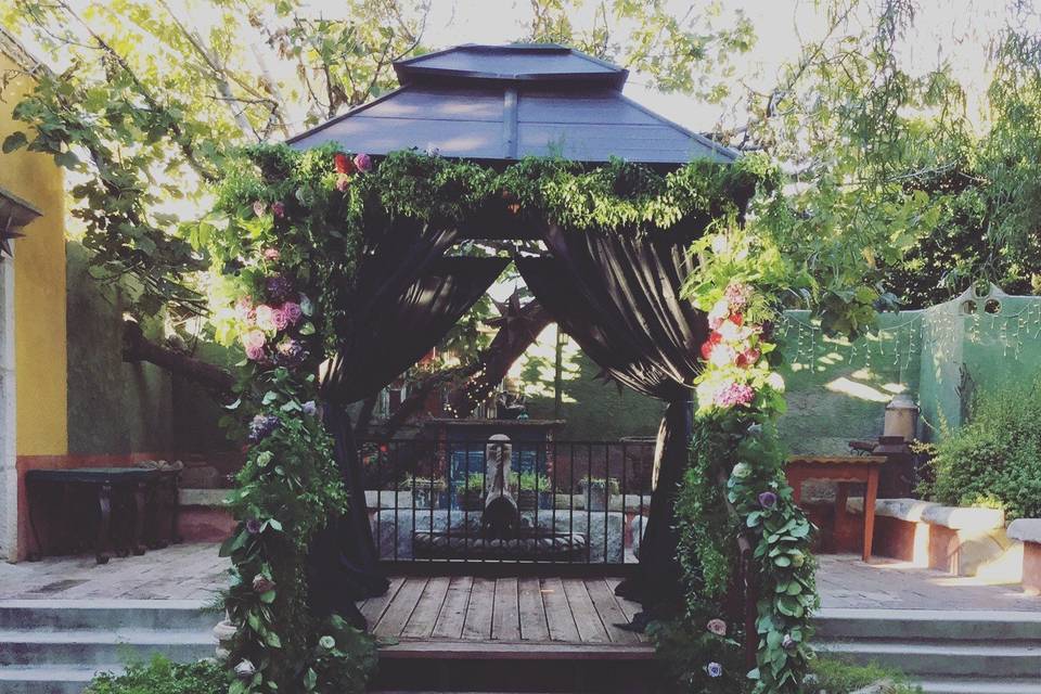 The garden gazebo