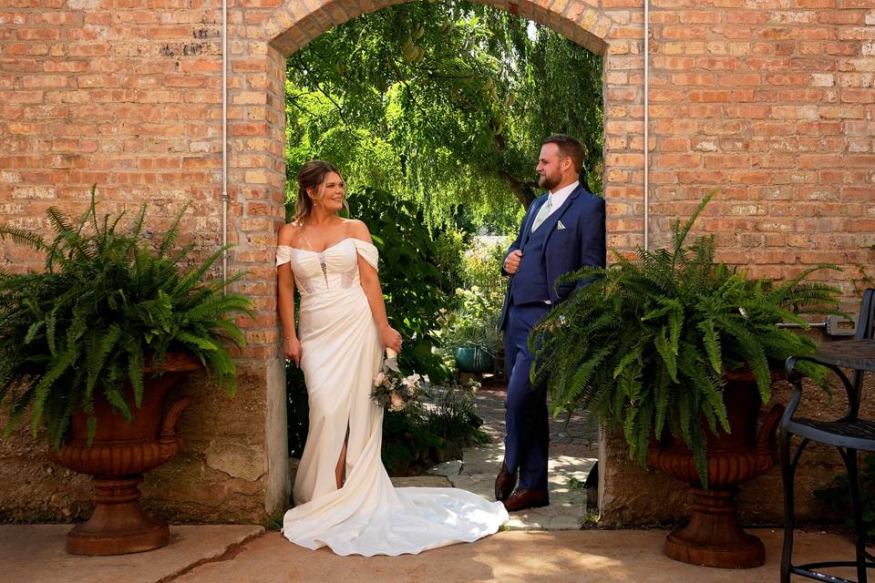 Courtyard photo session