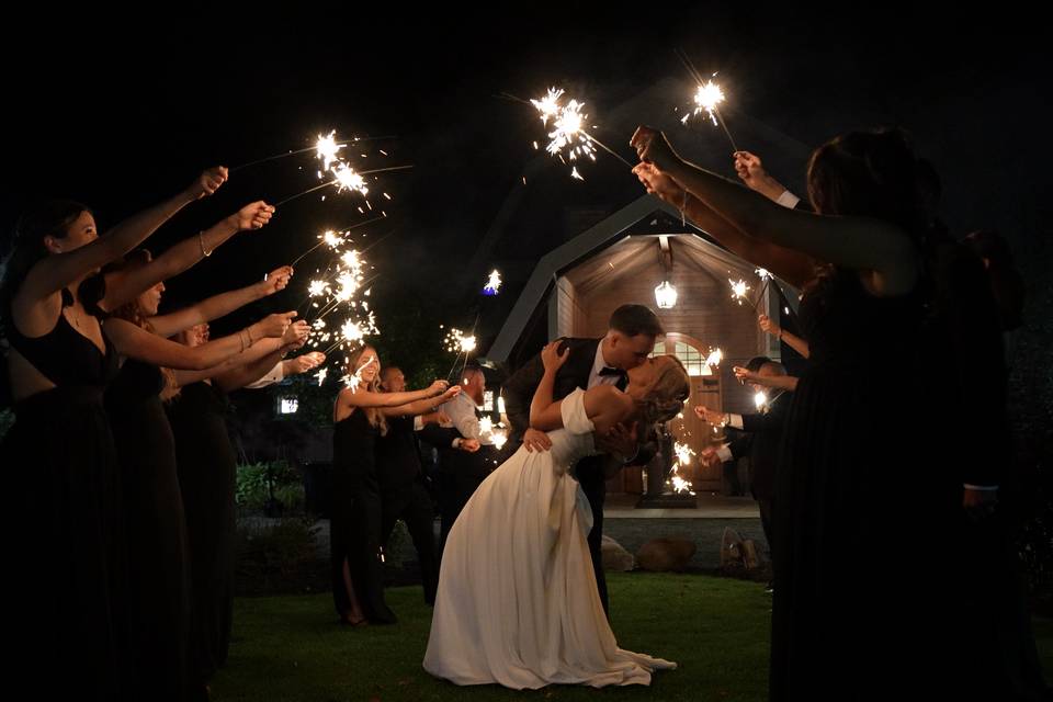 Sparkler send off