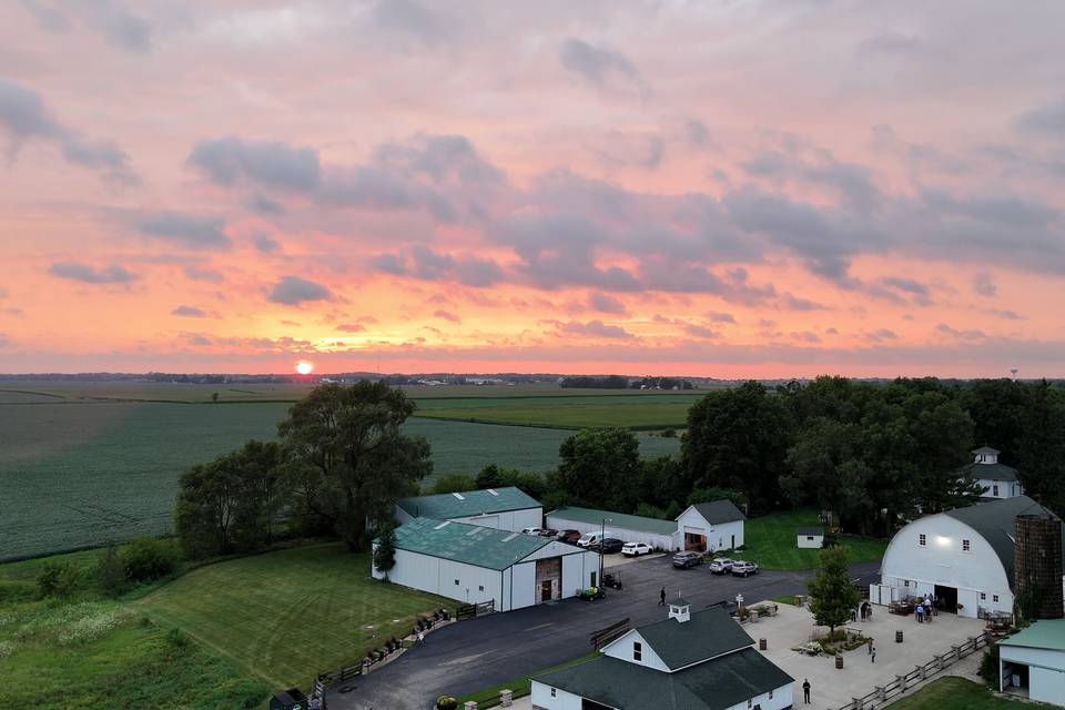 Drone Sunset