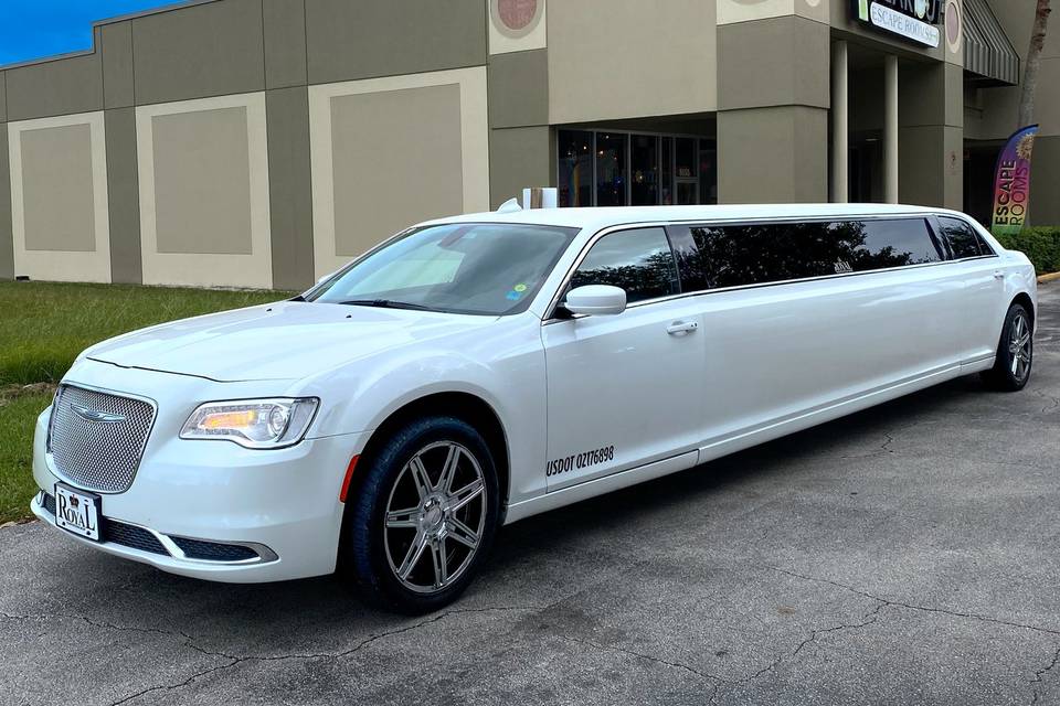 Royals White limousine!