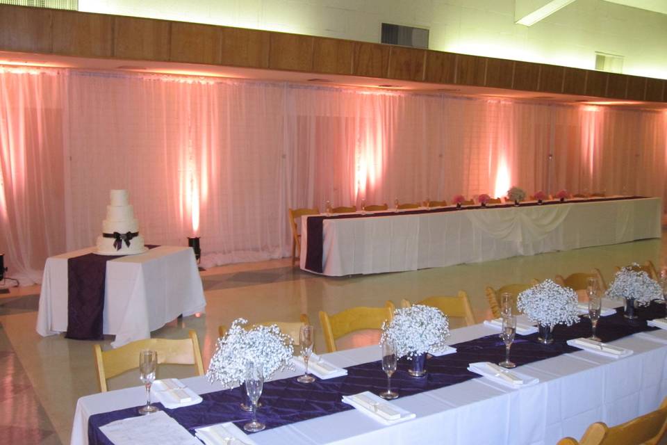 Reception setup