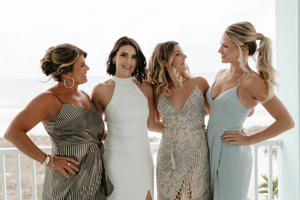 Gorgeous bridesmaids