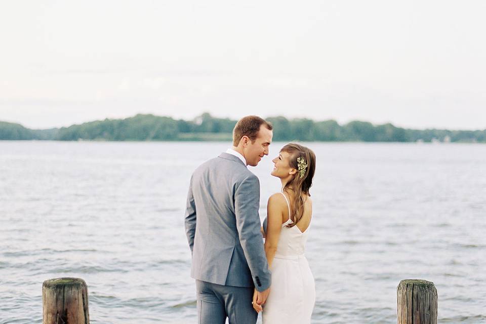 Coastal wedding photos