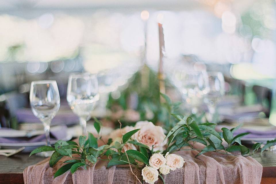 Organic tablescape