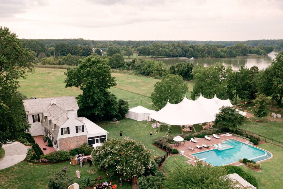 Private estate wedding