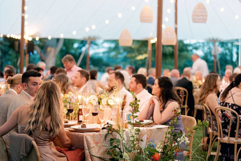 Dinner party feel