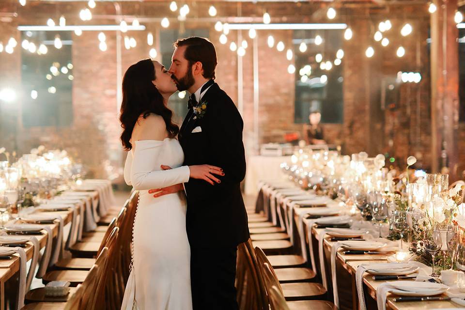 Cozy wintry reception