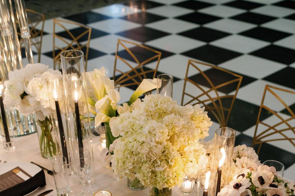 Modern glam reception