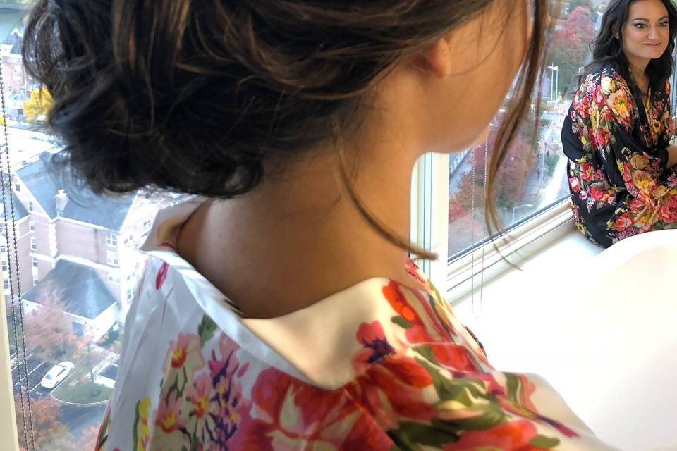 Effortless updo