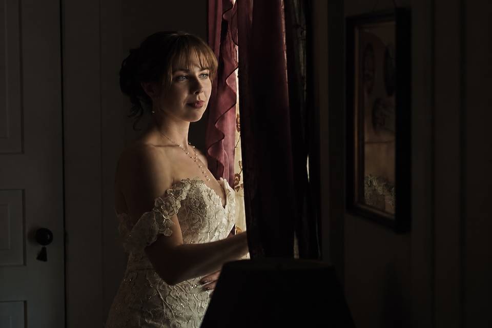 Vintage wedding day.