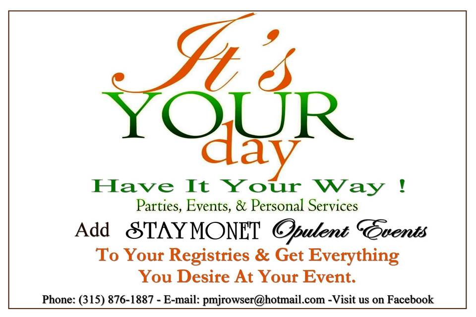 StayMonet Opulent Events