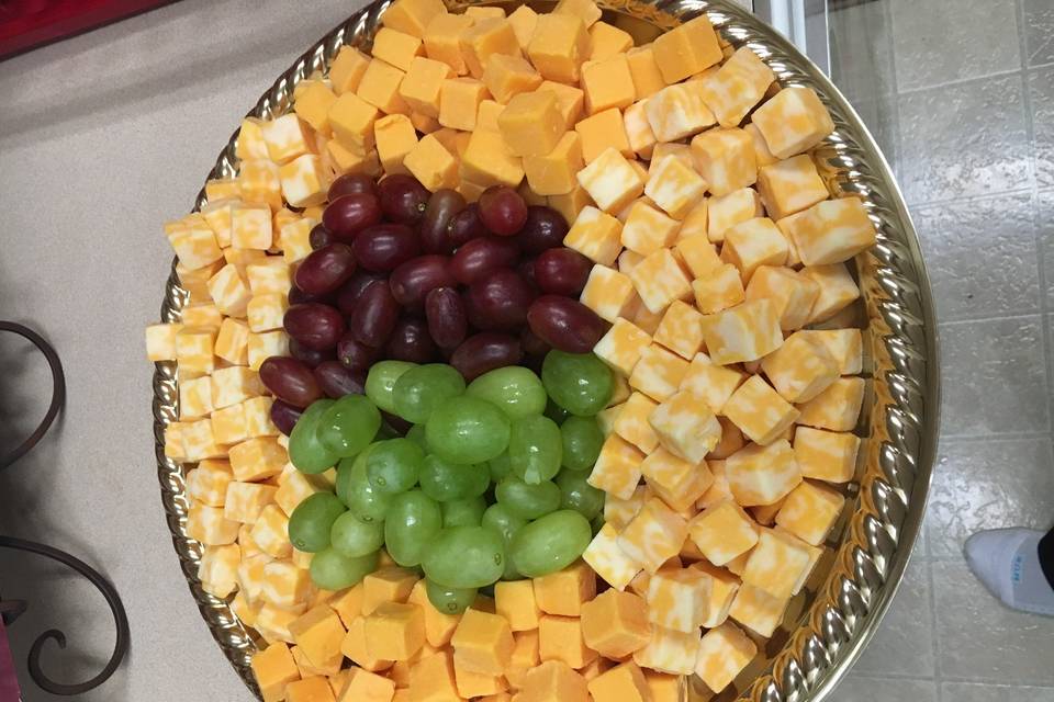 Assorted Cheese & Grapes...