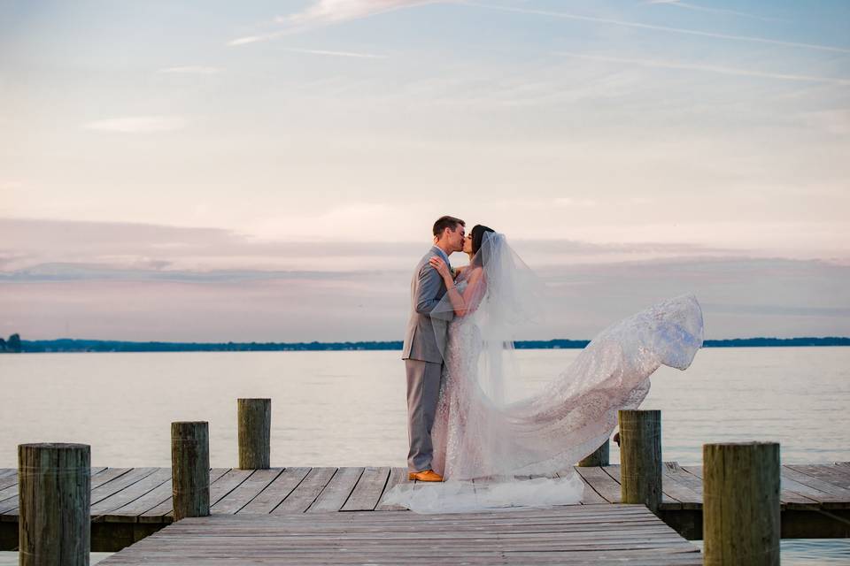 Kiss on the Dock