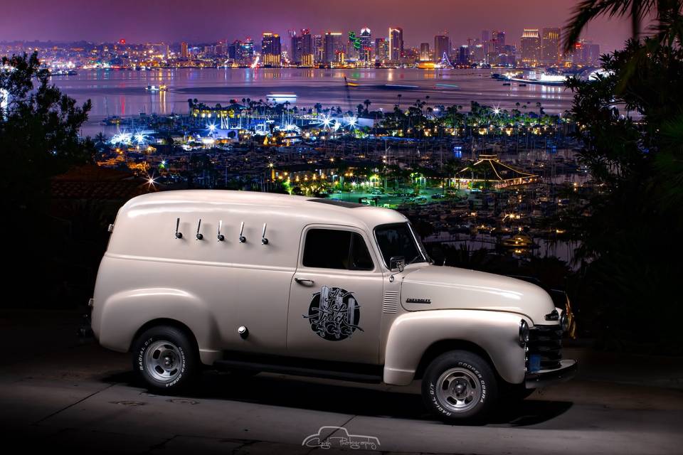 Night rides in the beer truck.