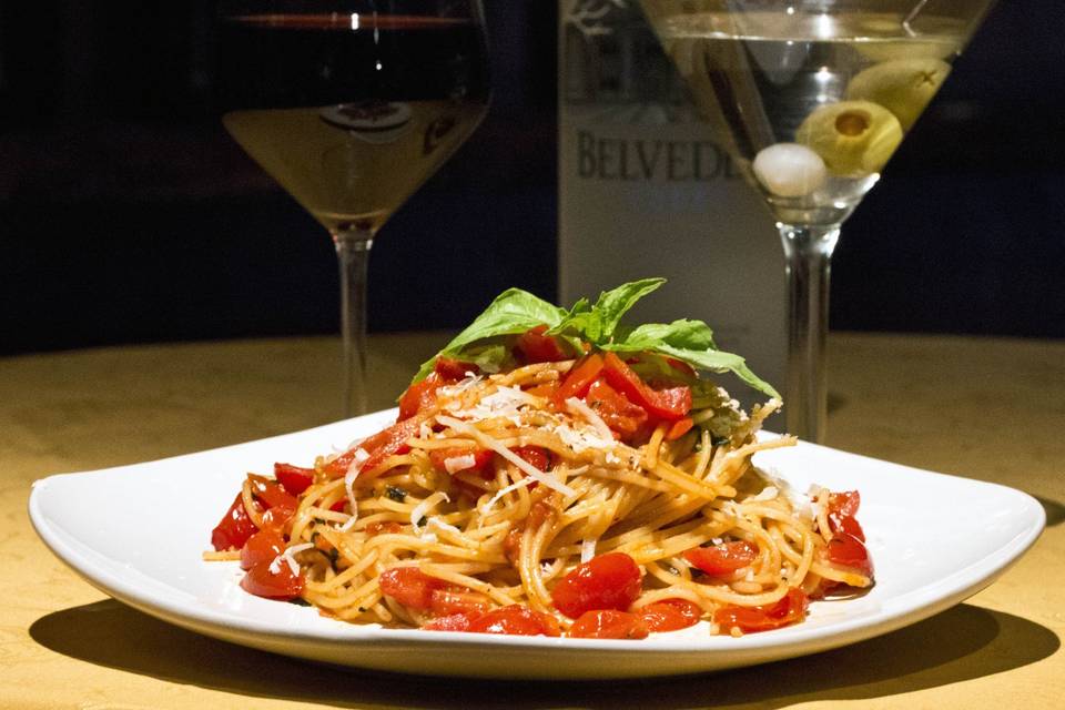 Pasta with tomatoes