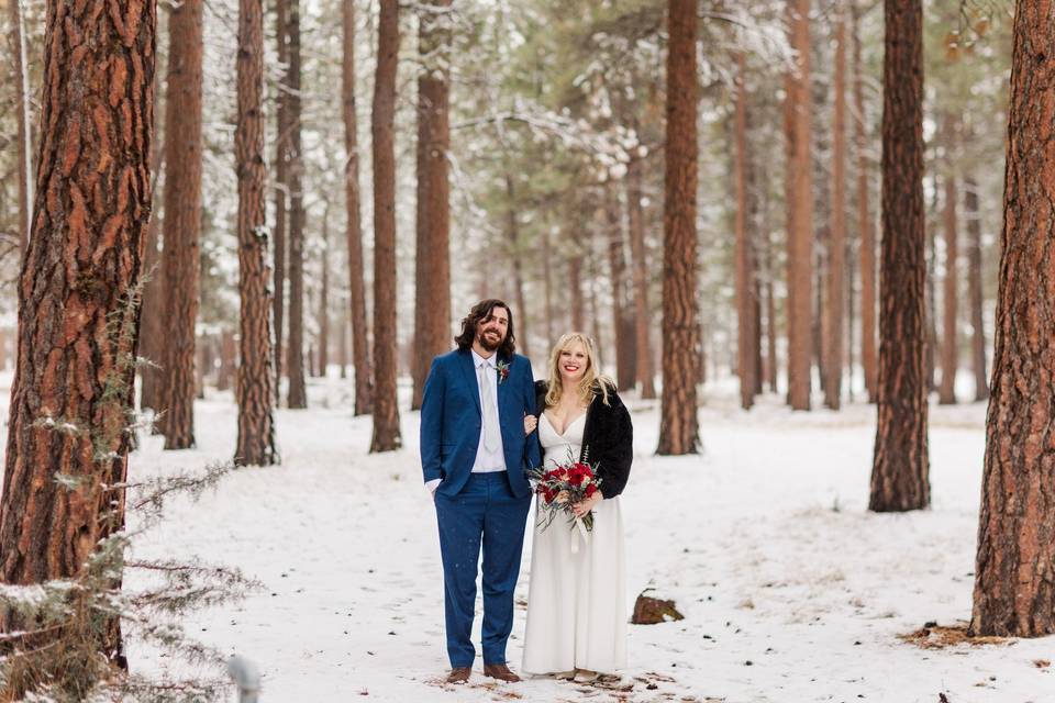 Winter Five Pine wedding