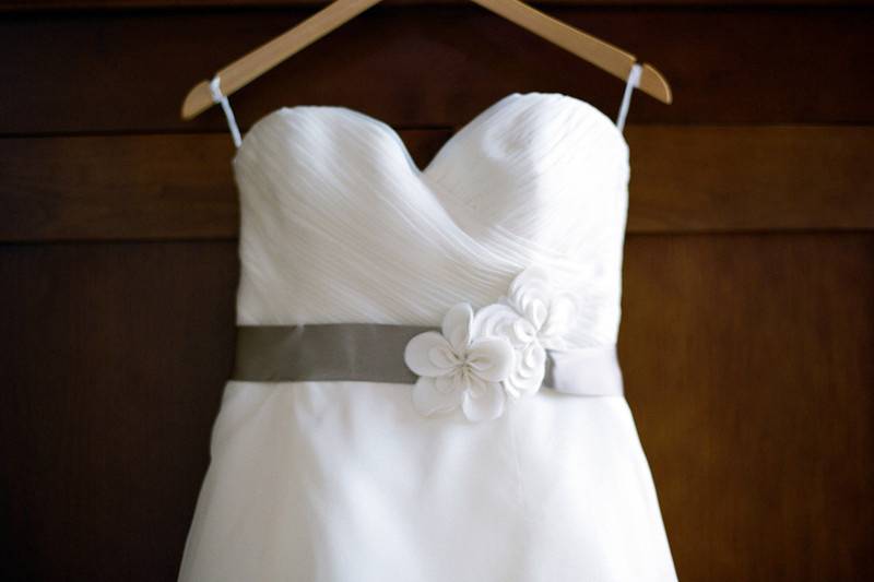 Bride's dress