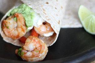 Shrimp fajita