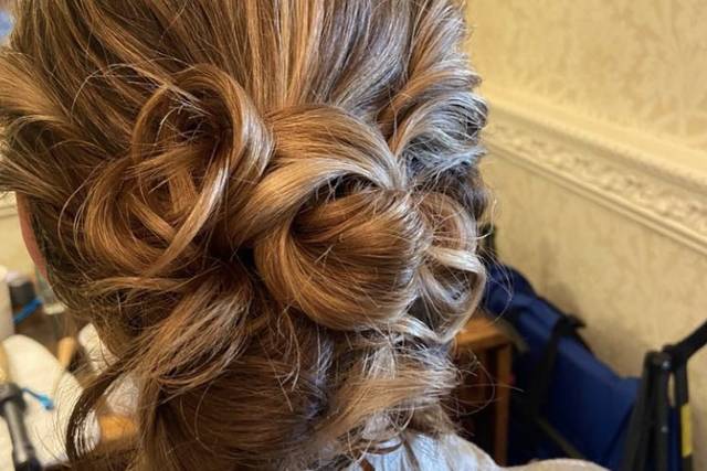 Bridal updo