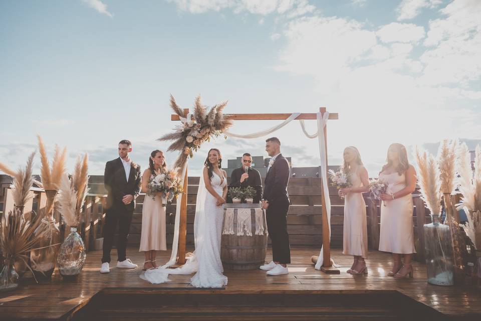 Rooftop Ceremony