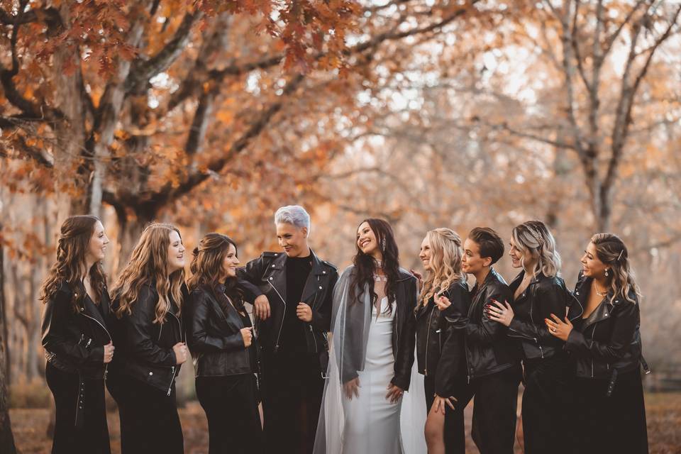 Bridesmaids Leather Jackets