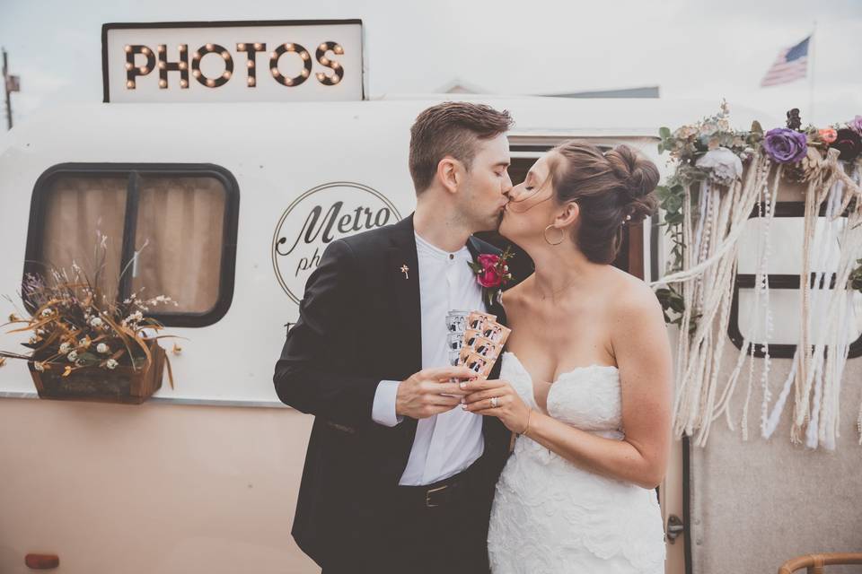 Bride and Groom Photo Booth