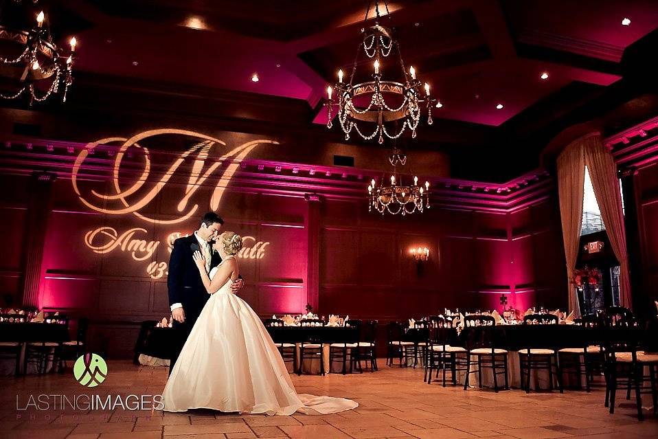 Uplighting & Monogram Gobo