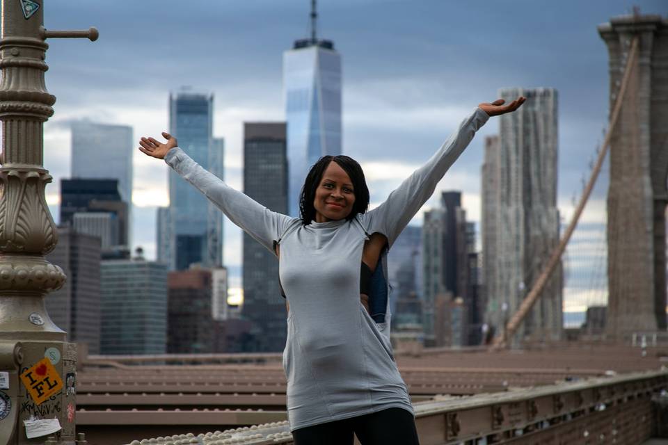 Brooklyn Bridge, portrait