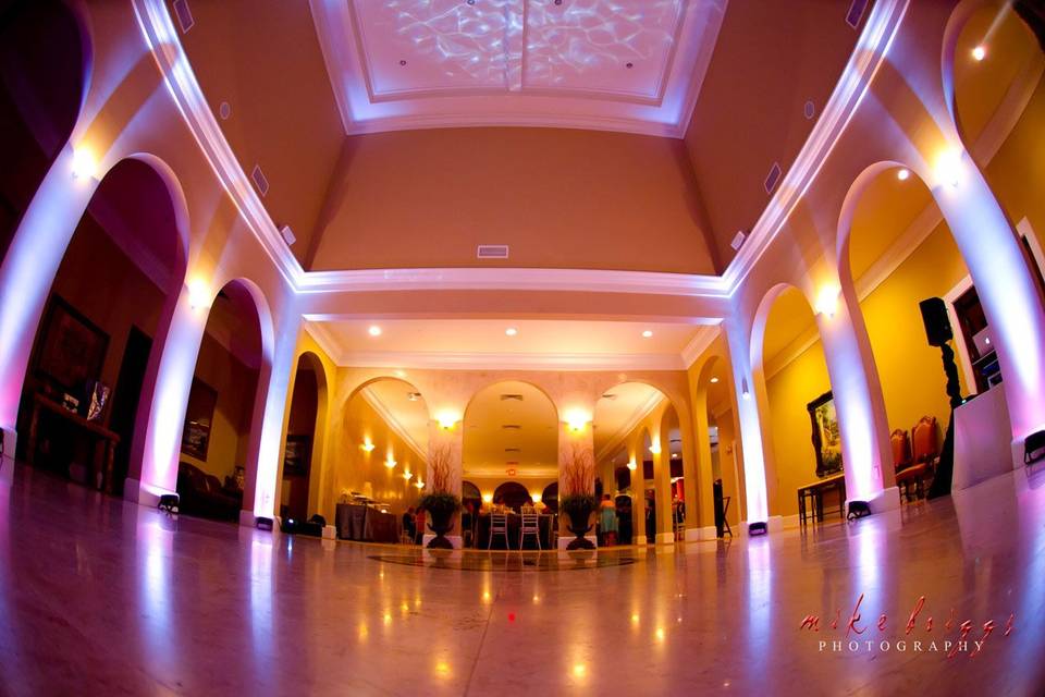 Reception area