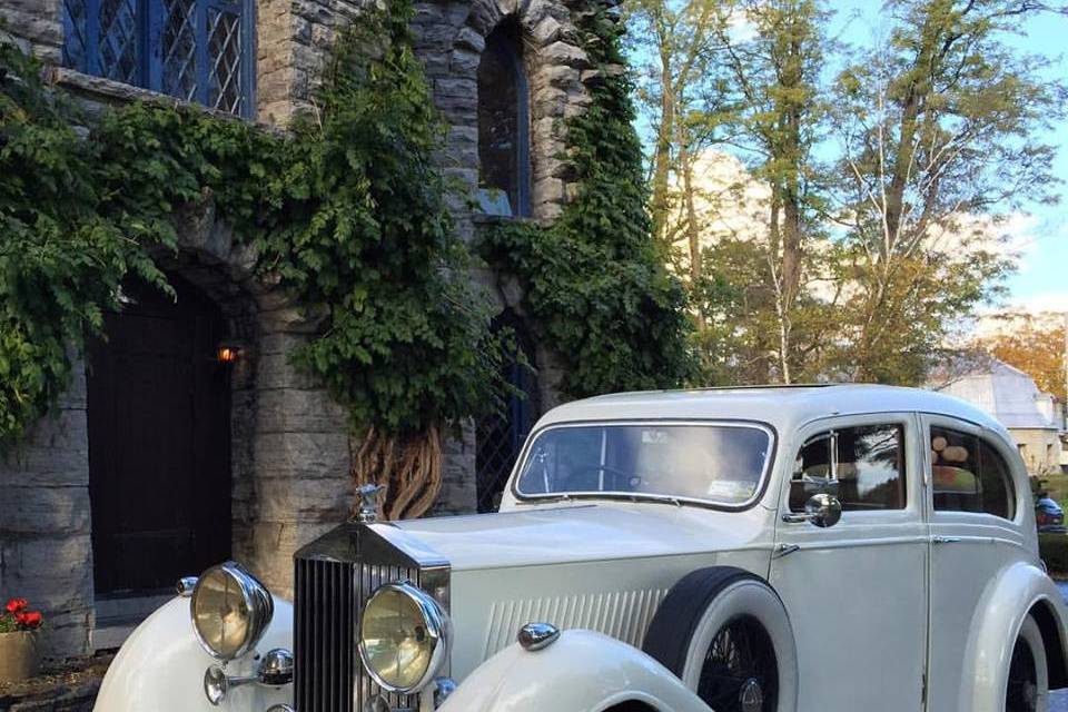 Classic wedding ride