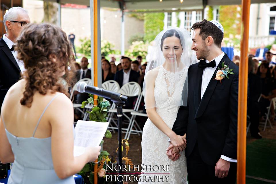 Jewish ceremony at the Chuppah
