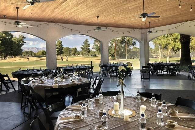 Covered Patio Reception