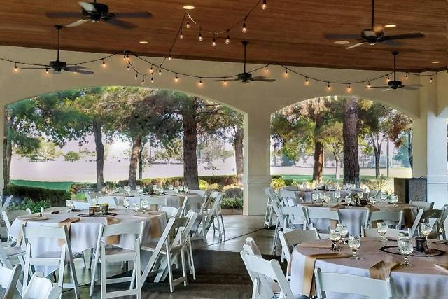 Covered Patio Reception