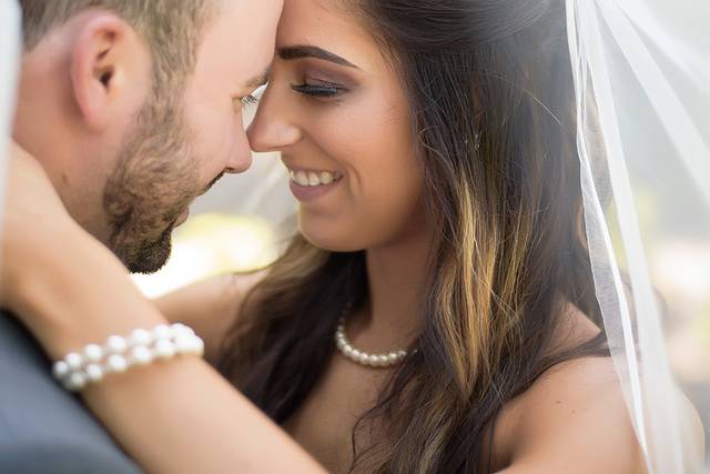 Cleveland Bride under her Veil