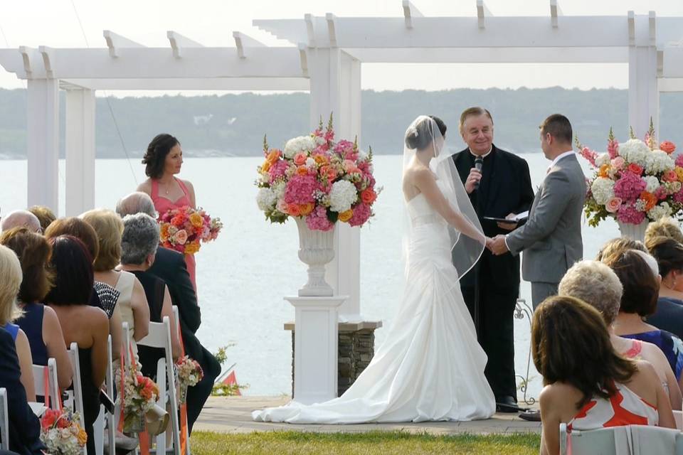 Ocean view ceremony!