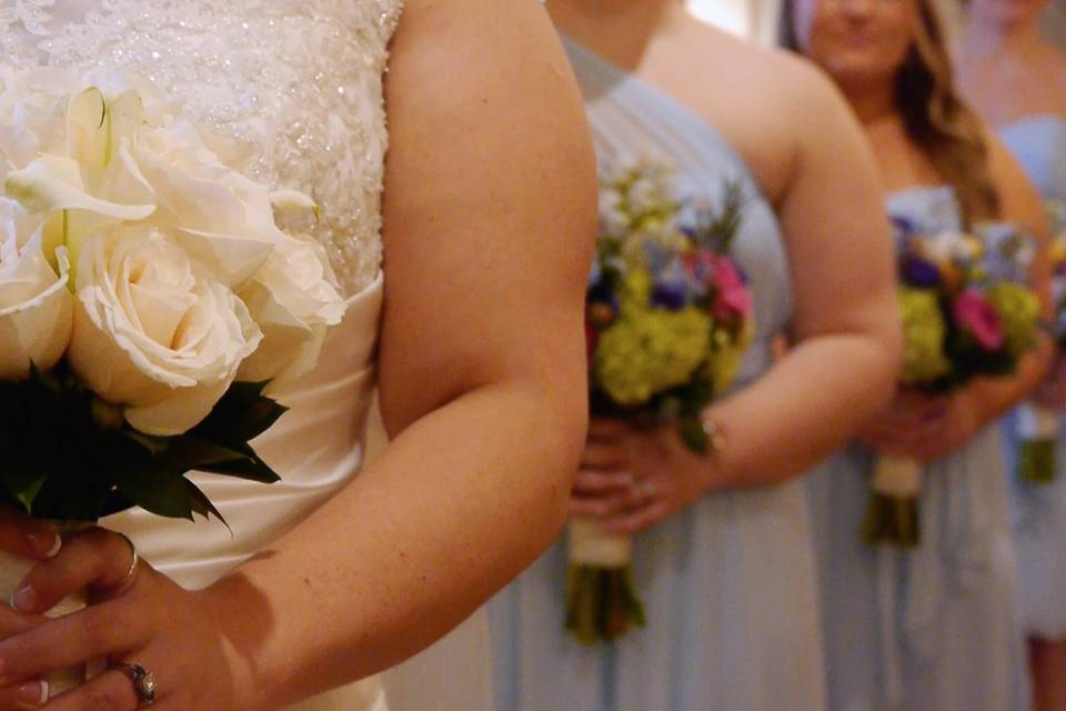 Bouquets on display!