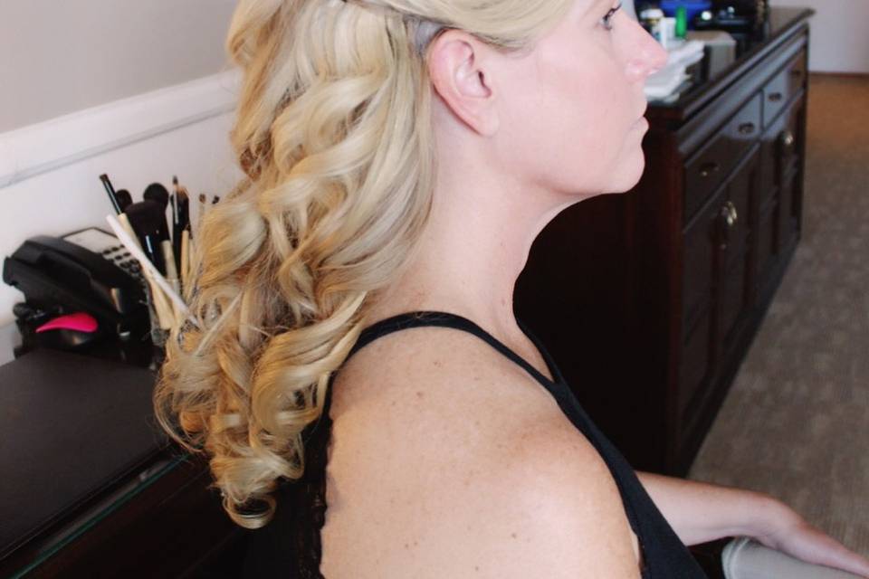 Bridal Half Updo