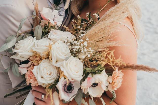 Florida boho beach wedding