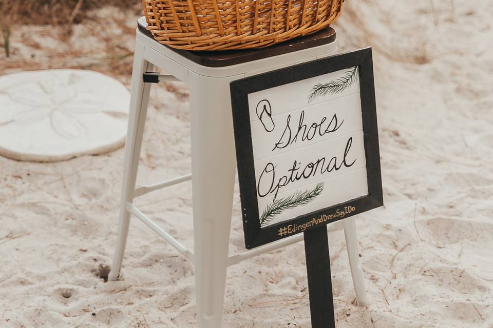 Florida boho beach wedding