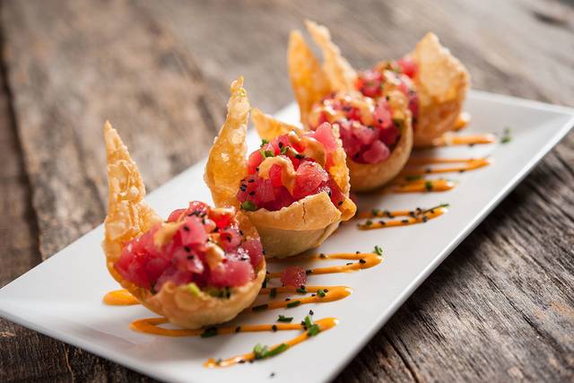 Ahi Tuna Wontons
