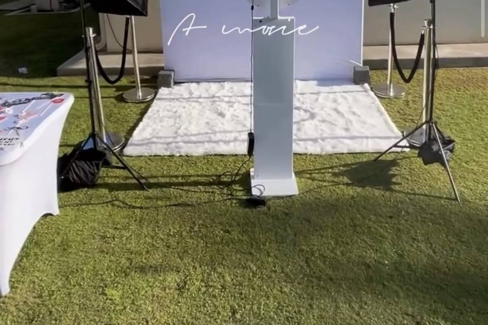 Traditional Photo Booth Set Up
