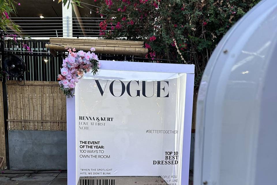 Magazine Photo Booth