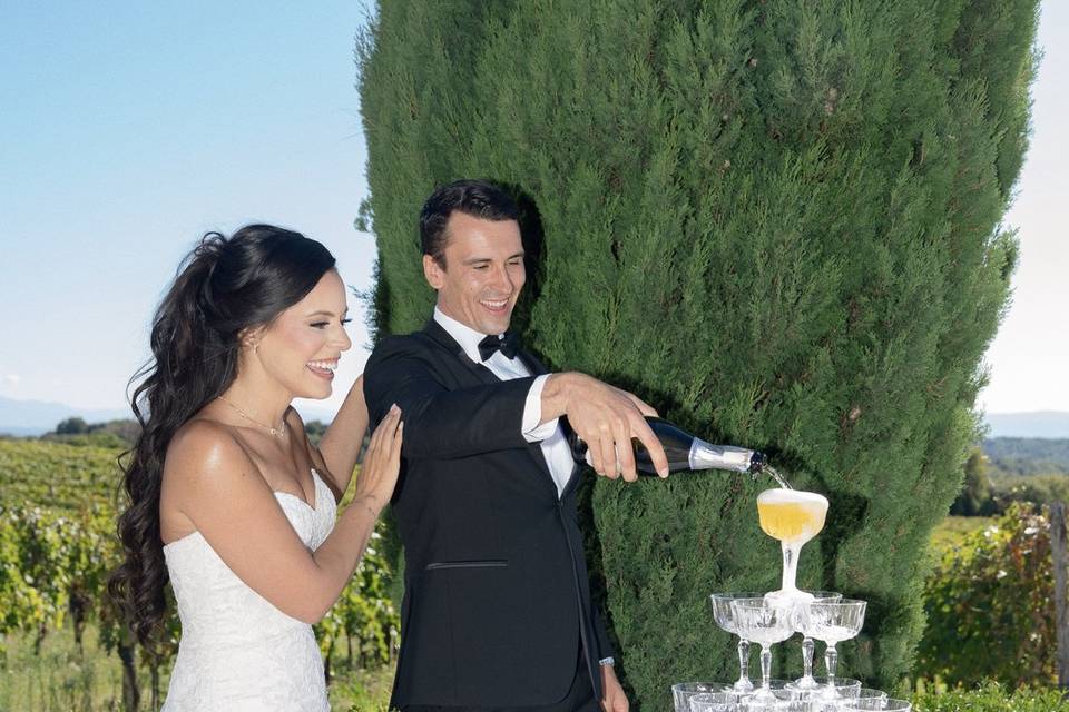 Champagne Tower